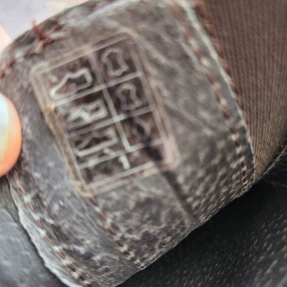 Aldos brown leather riding boots - Picture 5 of 16